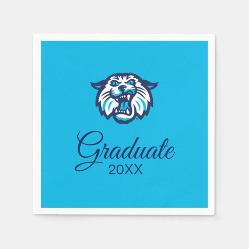 Villanova Wildcats Logo and Wordmark Napkins
