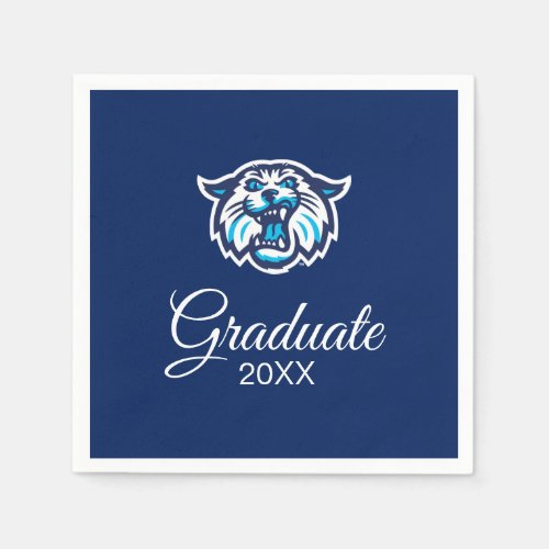 Villanova Wildcats Logo and Wordmark Napkins