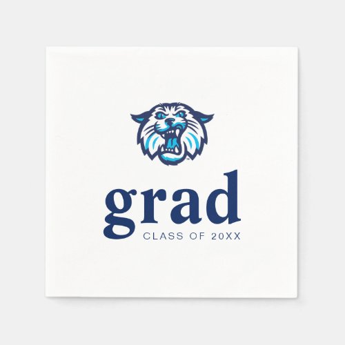 Villanova Wildcats Logo and Wordmark Napkins