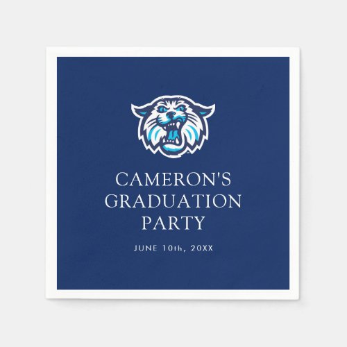Villanova Wildcats Logo and Wordmark Napkins