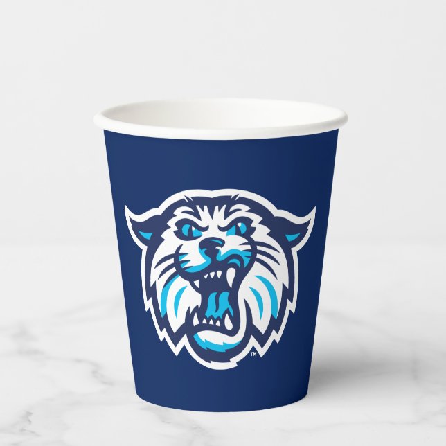 Villanova Wildcats Logo and Wordmark Paper Cups (Front)