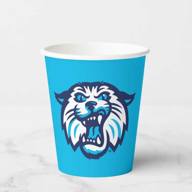 Villanova Wildcats Logo and Wordmark Paper Cups (Front)