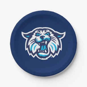 Villanova Wildcats Logo and Wordmark Paper Plates
