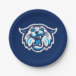 Villanova Wildcats Logo and Wordmark Paper Plates