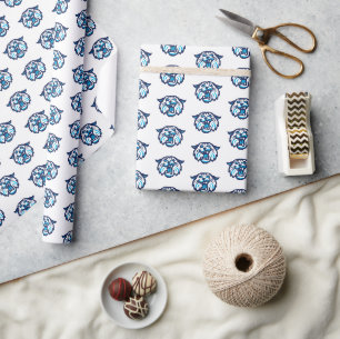 Villanova Wildcats Logo and Wordmark Wrapping Paper