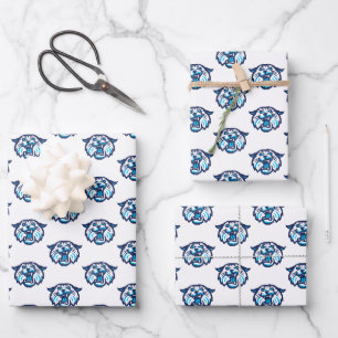 Villanova Wildcats Logo and Wordmark Wrapping Paper Sheets