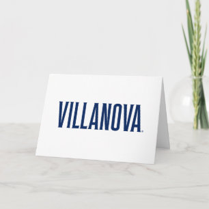 Villanova Wordmark   Graduation Congrats Card
