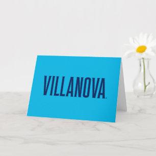 Villanova Wordmark   Graduation Congrats Card
