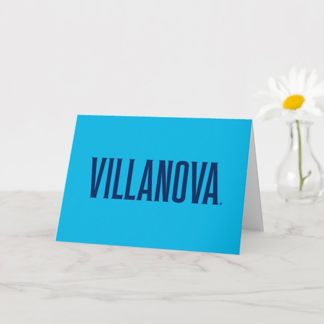 Villanova Wordmark | Graduation Congrats Card (Small Plant)