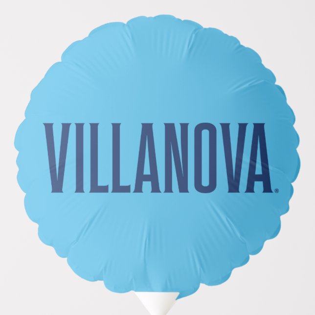 Villanova Wordmark Logo Balloon (Front)