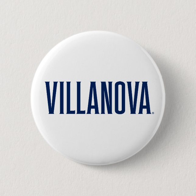 Villanova Wordmark Logo Button (Front)