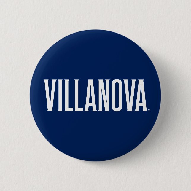 Villanova Wordmark Logo Button (Front)