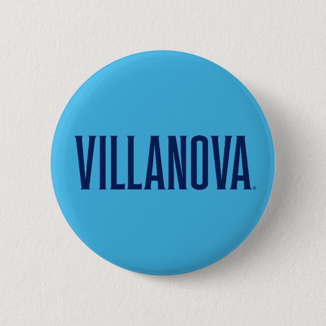 Villanova Wordmark Logo Button (Front)