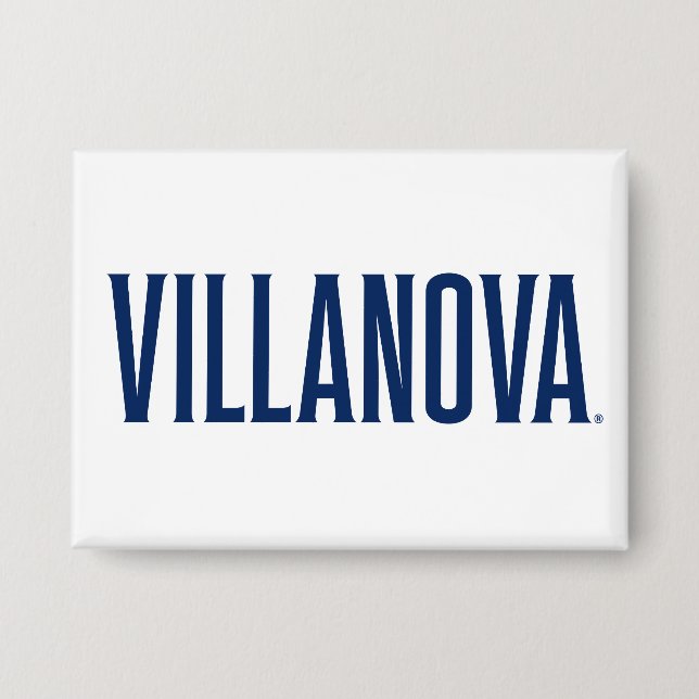 Villanova Wordmark Logo Button (Front)