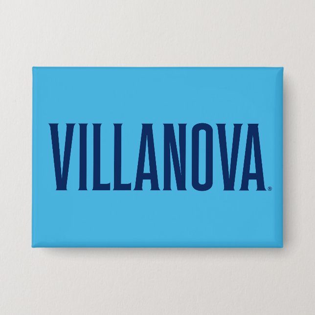 Villanova Wordmark Logo Button (Front)
