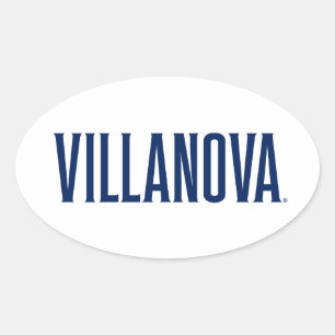Villanova Wordmark Logo Oval Sticker
