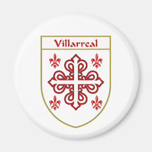 Villarreal Coat of Arms/Family Crest Magnet