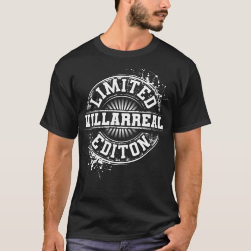 VILLARREAL Funny Surname Family Tree Birthday Reun T_Shirt