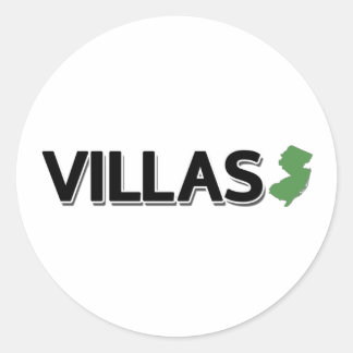 Villas, New Jersey Classic Round Sticker