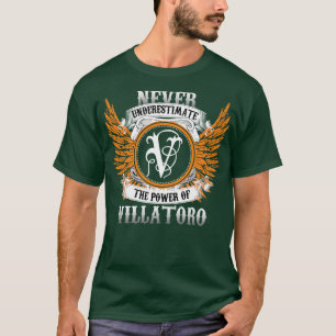 Villatoro Name Shirt Never Underestimate The Power