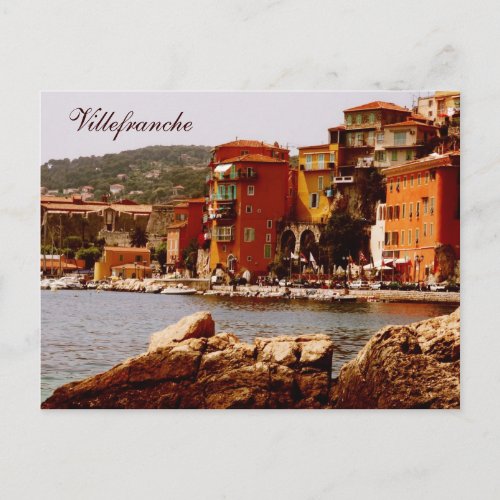 Villefranche France Postcard