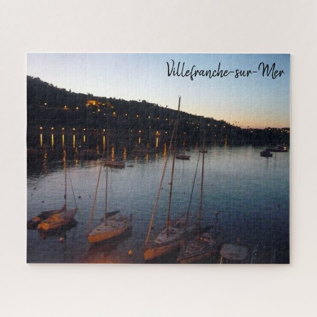 villefranche harbor jigsaw puzzle (Horizontal)