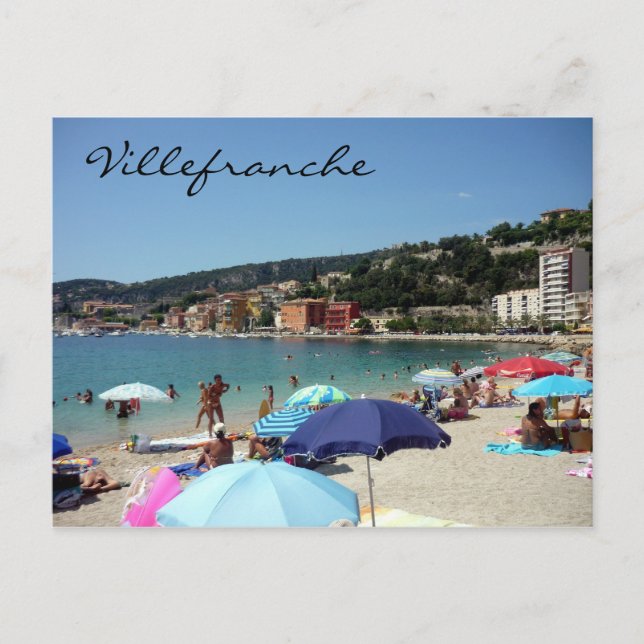 villefranche sunbake postcard (Front)
