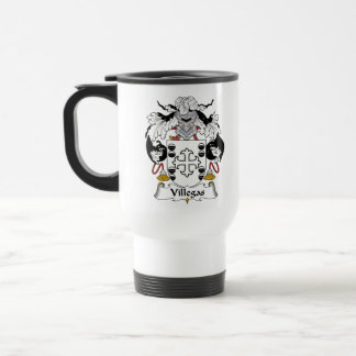 Villegas Family Crest Travel Mug