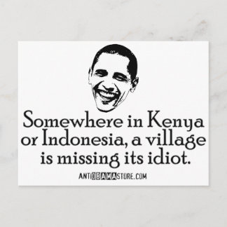 Villiage Idiot Postcard