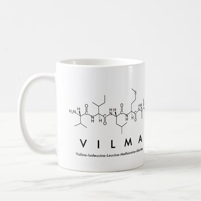 Vilma peptide name mug (Left)