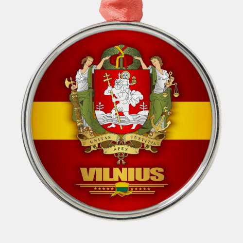Vilnius Apparel Metal Ornament