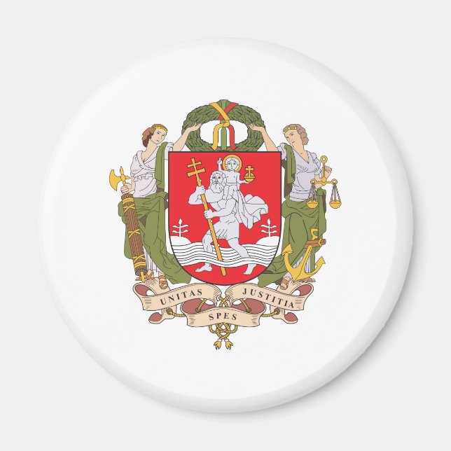 Vilnius Coat Of Arms Magnet (Front)