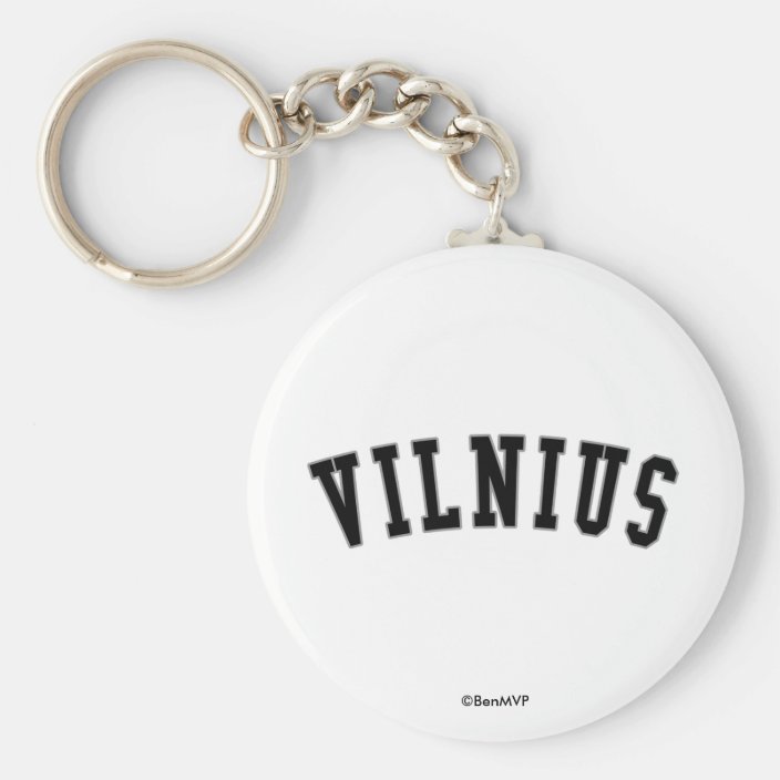 Vilnius Key Chain