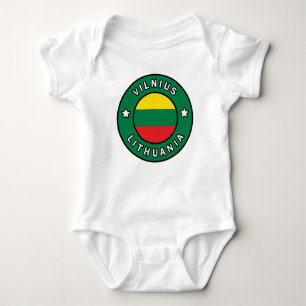 Vilnius Lithuania Baby Bodysuit