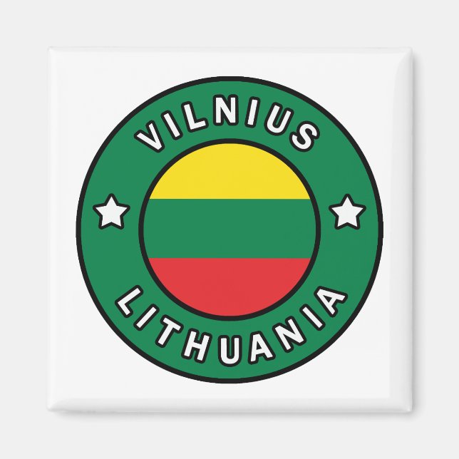 Vilnius Lithuania Magnet (Front)
