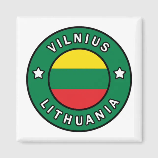 Vilnius Lithuania Magnet | Zazzle