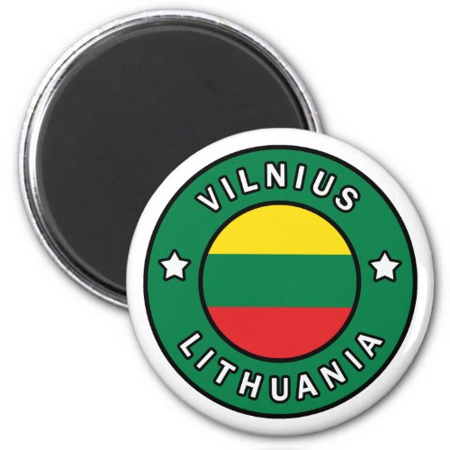 Vilnius Lithuania Magnet