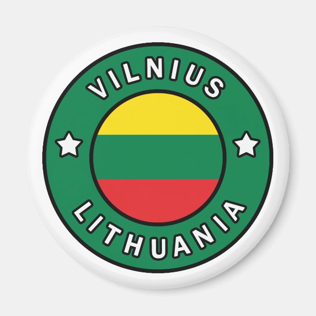 Vilnius Lithuania Magnet (Front)