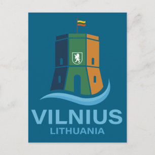 Vilnius Lithuania Postcard