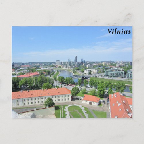 Vilnius Lithuania Postcard