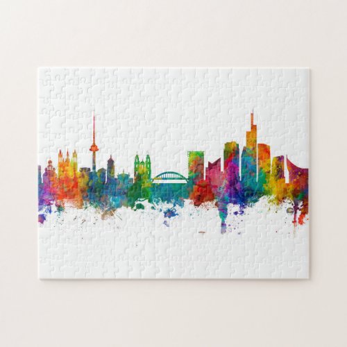 Vilnius Lithuania Skyline Jigsaw Puzzle