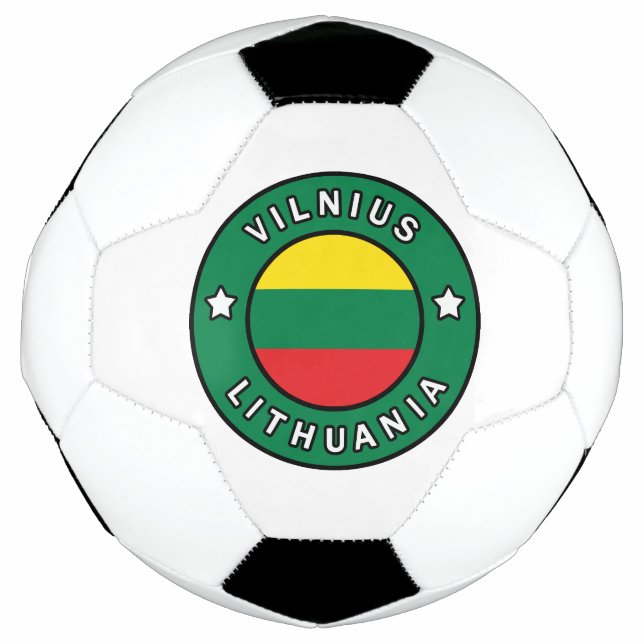 Vilnius Lithuania Soccer Ball (Front)