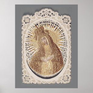 Vilnius Madonna in Prayer ... fine art Poster