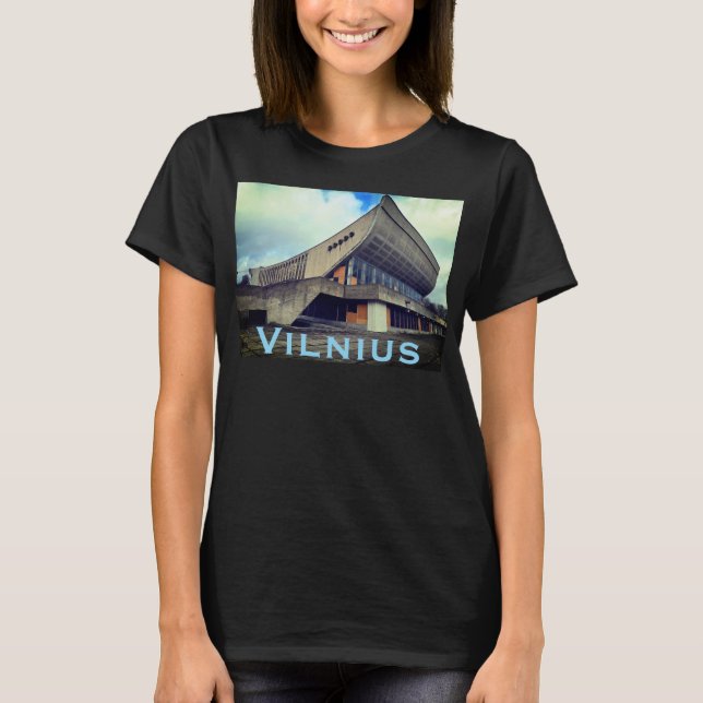 Vilnius Soviet Brutalist Architecture - Lithuania T-Shirt (Front)