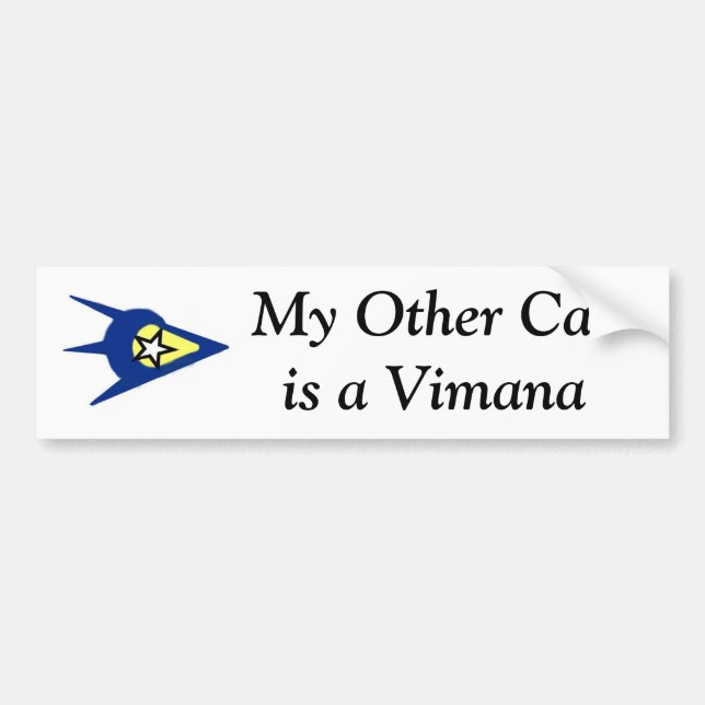 Vimana Bumper Sticker (Front)