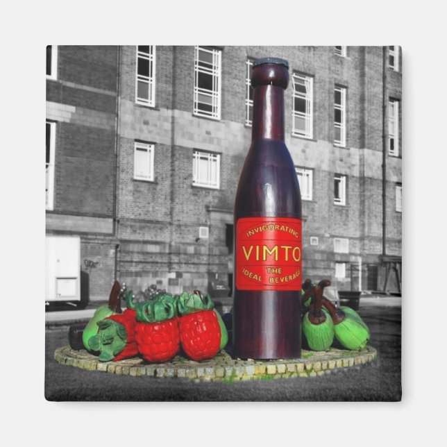 Vimto Bottle Sculpture Magnet (Front)