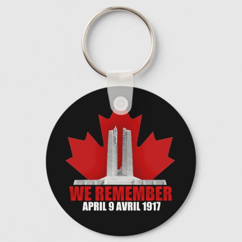 Vimy Ridge We Remember Keychain