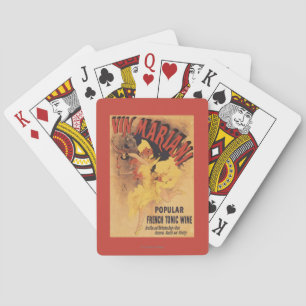 Vin Mariani Dancing Girl Pouring Wine Poker Cards