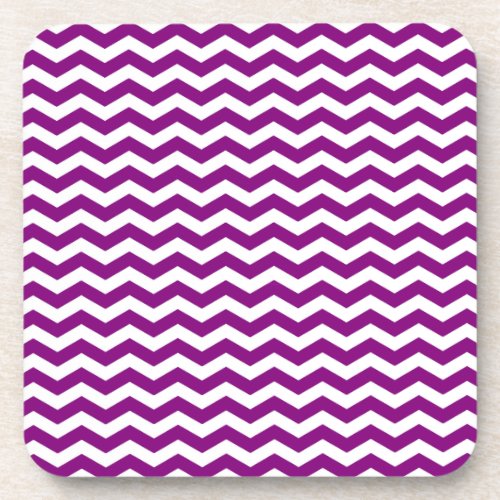 Vina Del Mar Purple Wave Chevron Coaster