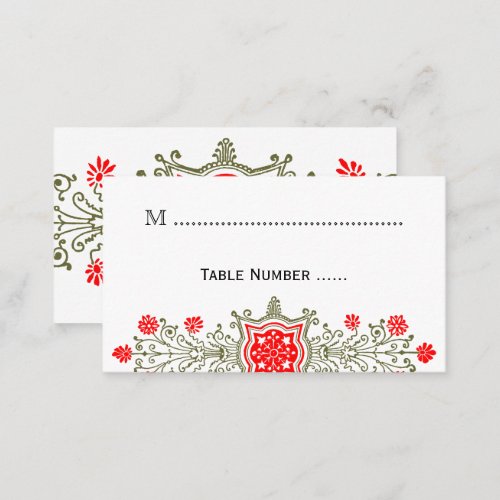 Vinage Daisy Element Custom Table Cards